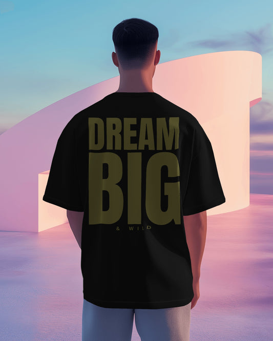 Dream big premium unisex multi colour tee