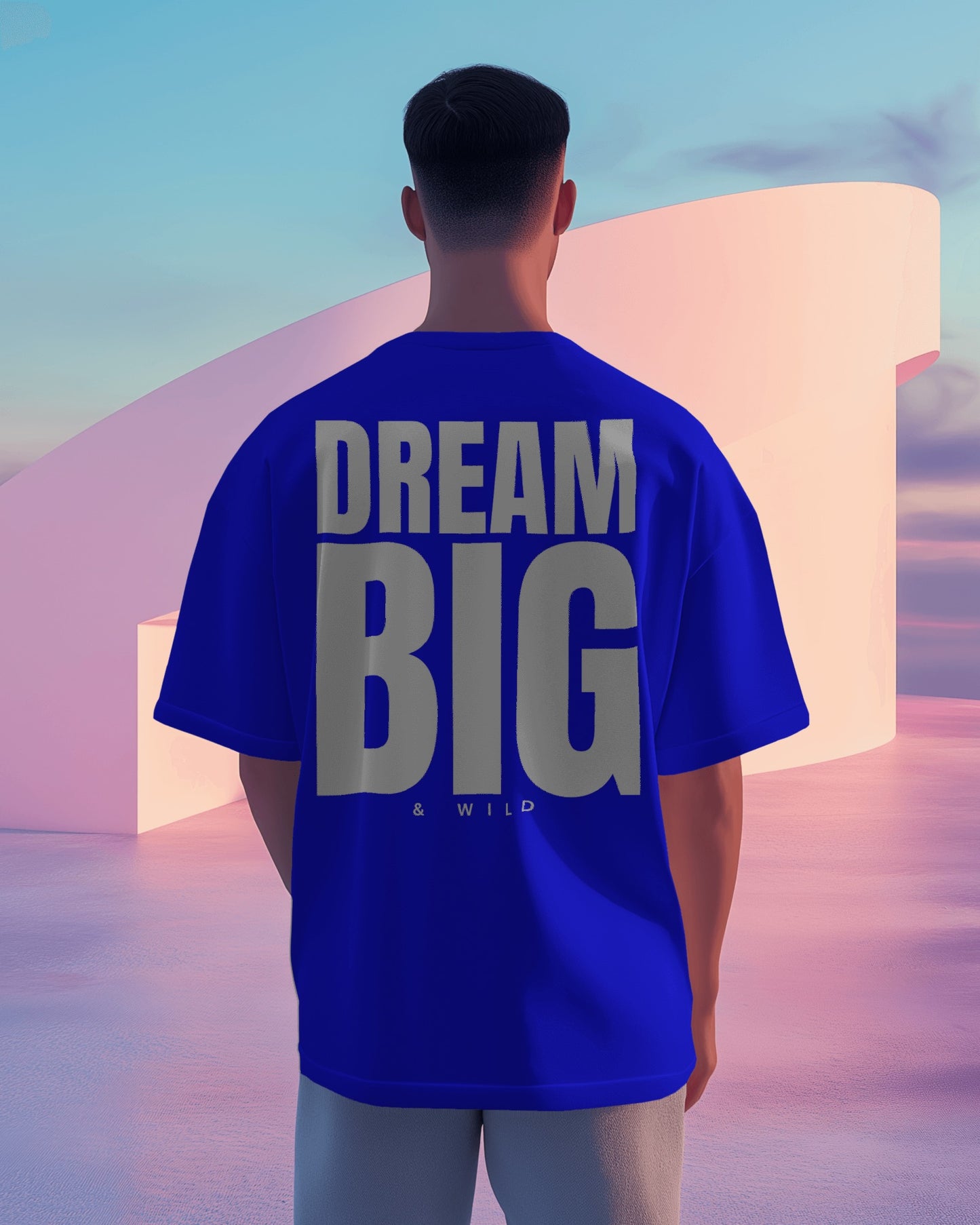 Dream big premium unisex multi colour tee