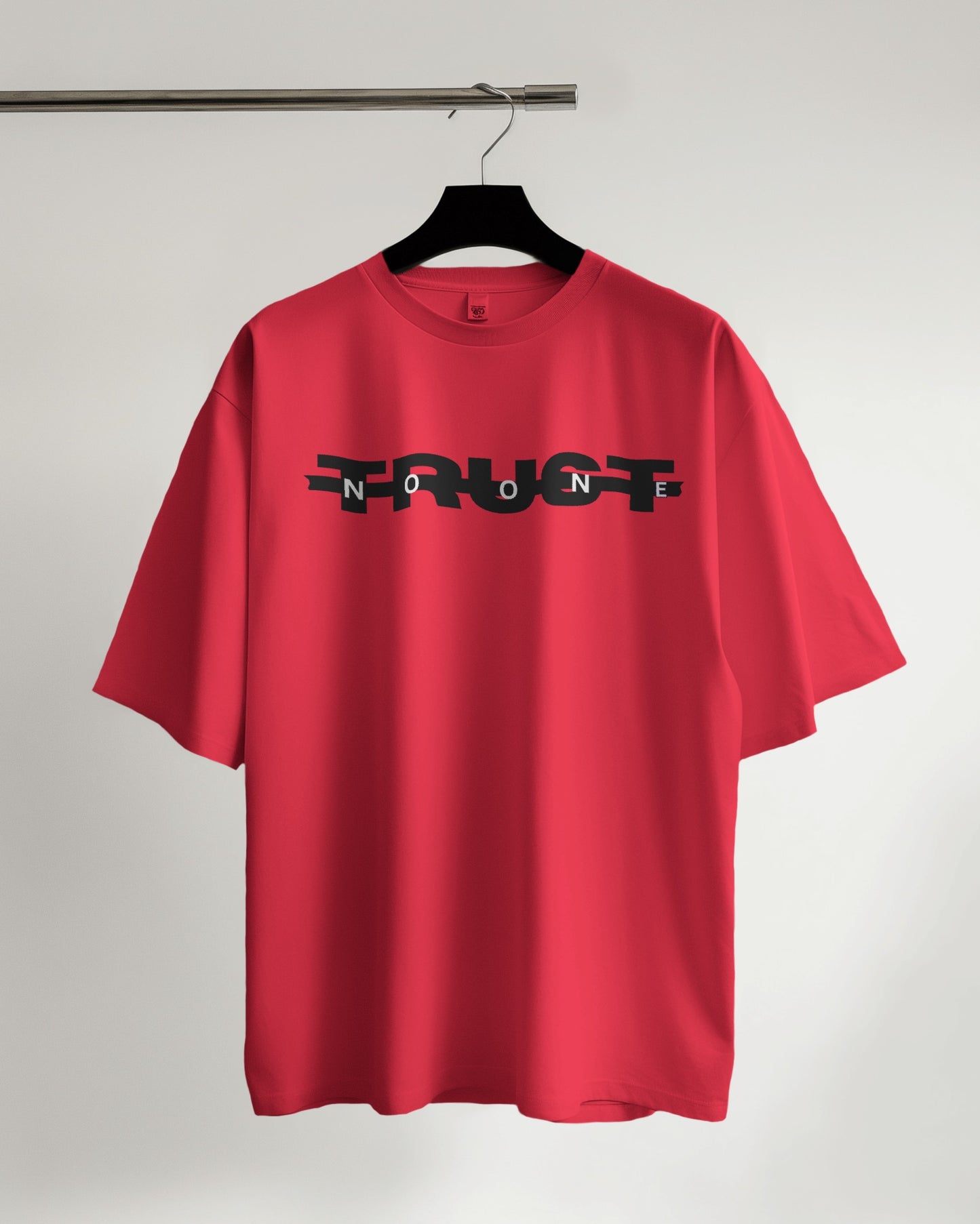 TRUST red oversized unisex