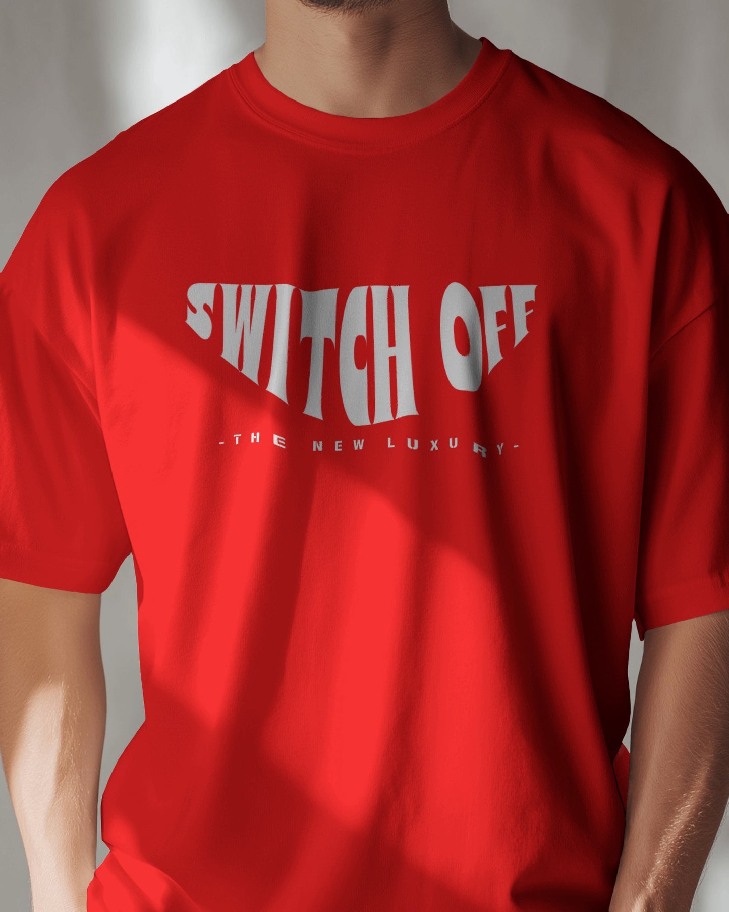 Switch off multiple colours oversized unisex