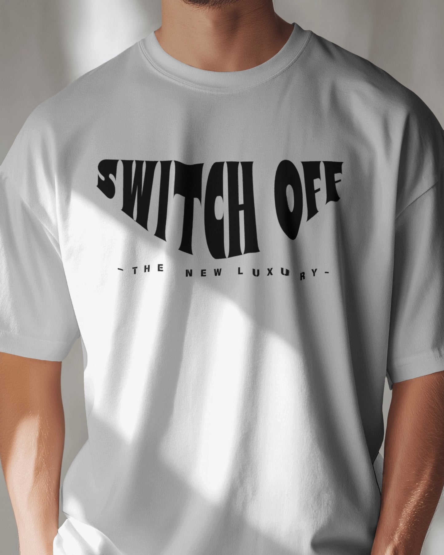 Switch off multiple colours oversized unisex