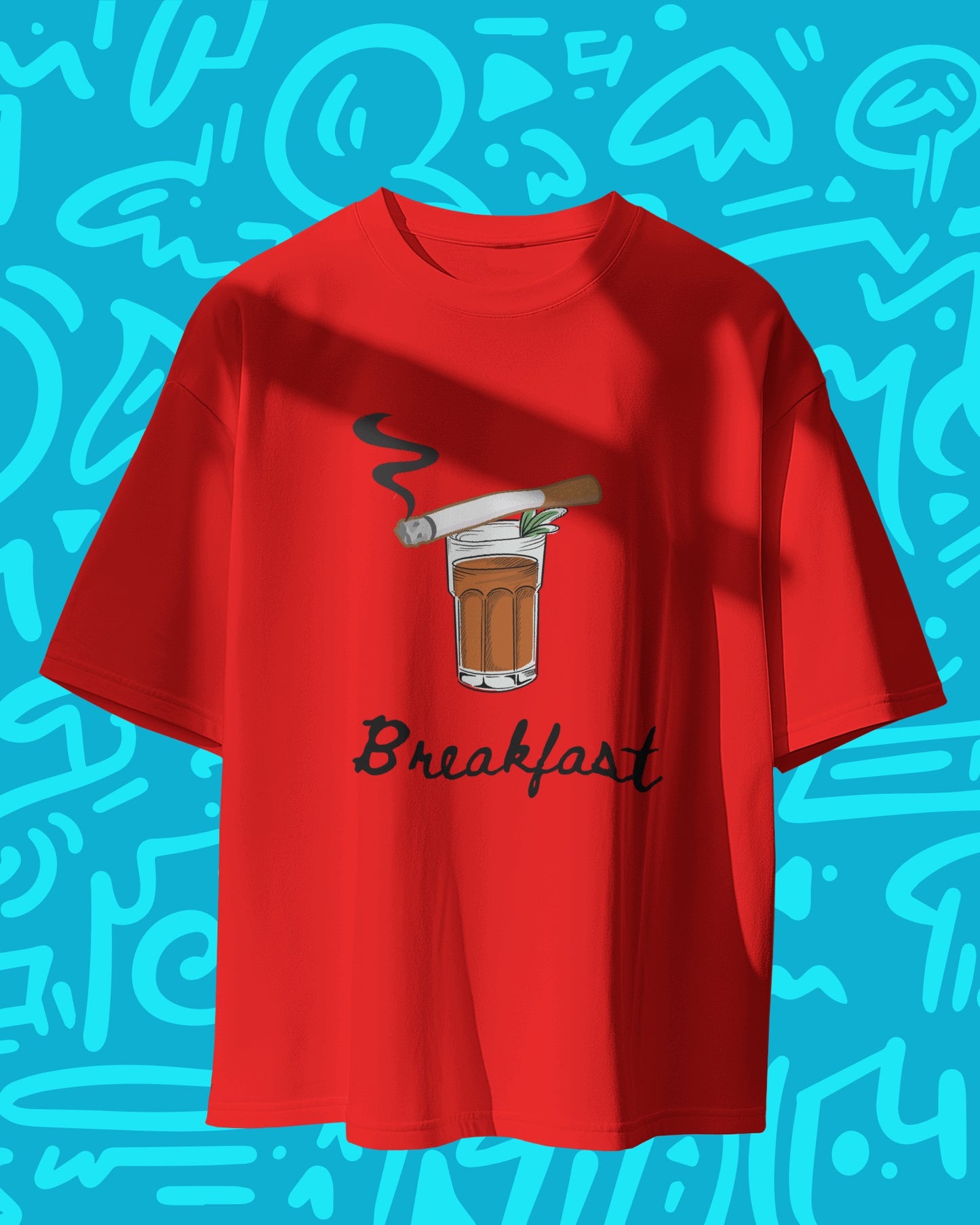 Breakfast multiple colours oversized unisex