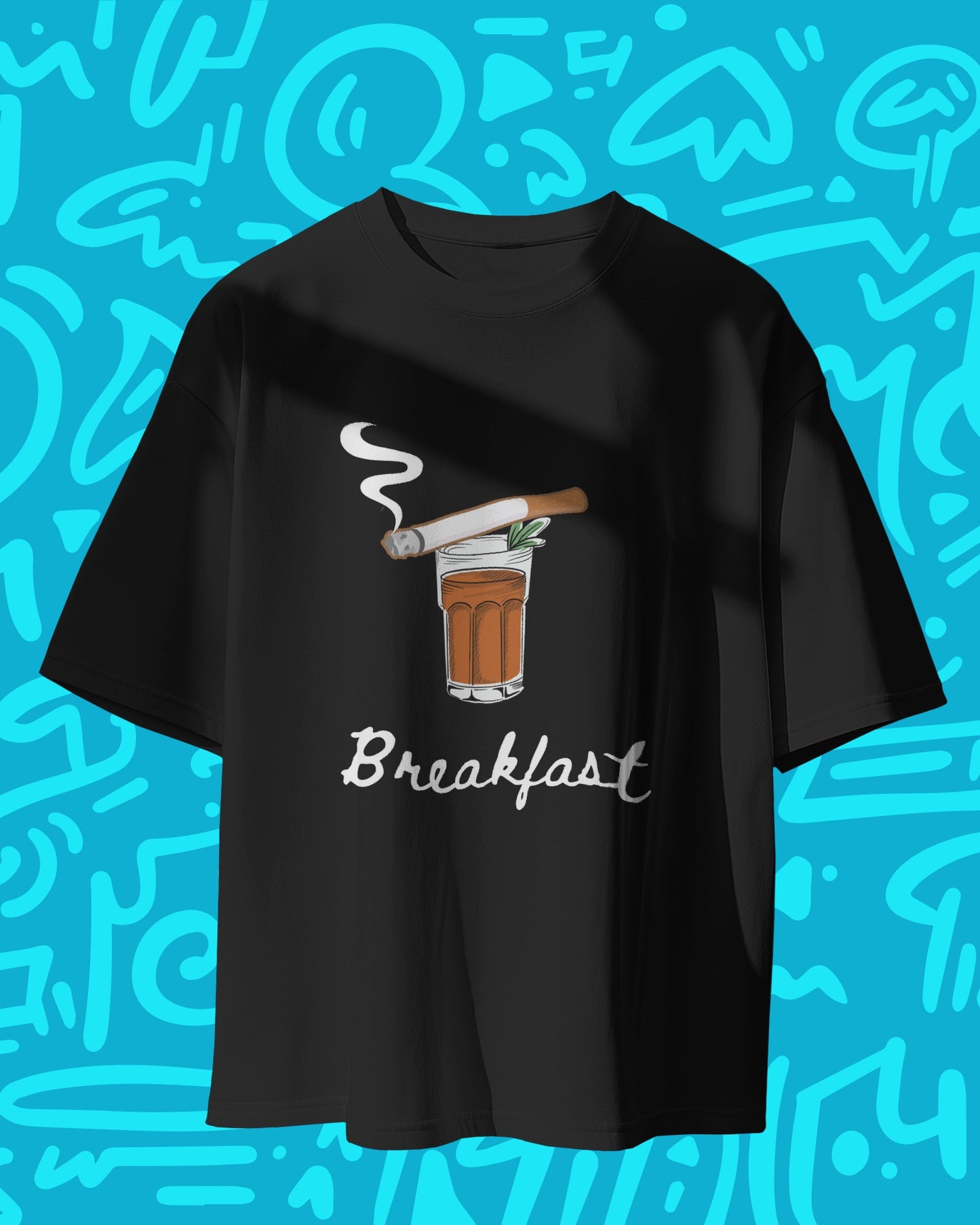 Breakfast multiple colours oversized unisex