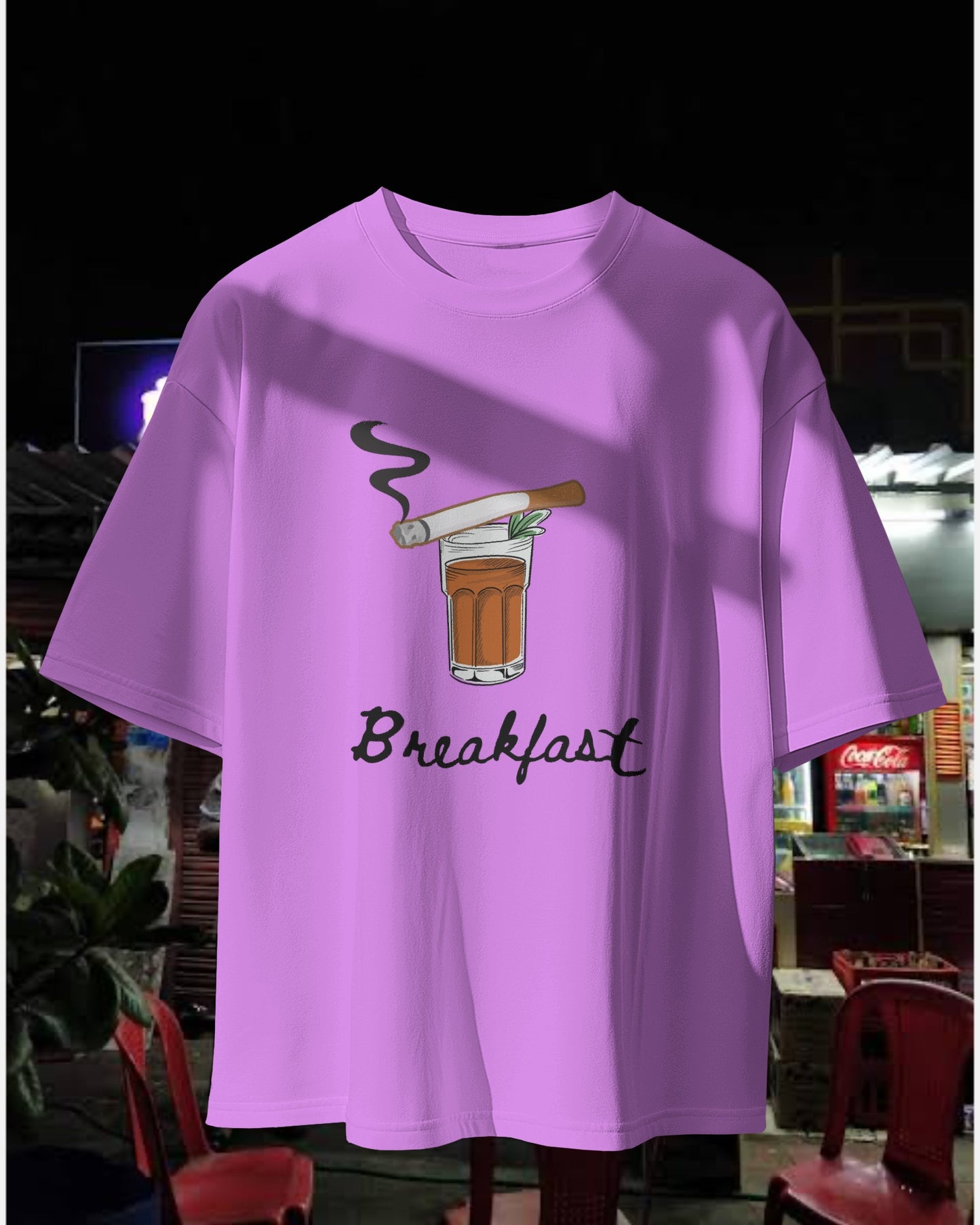 Breakfast multiple colours oversized unisex