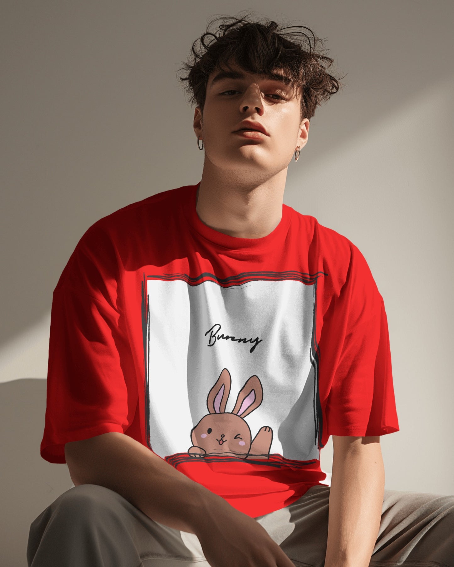 Bunny multiple colours oversized unisex