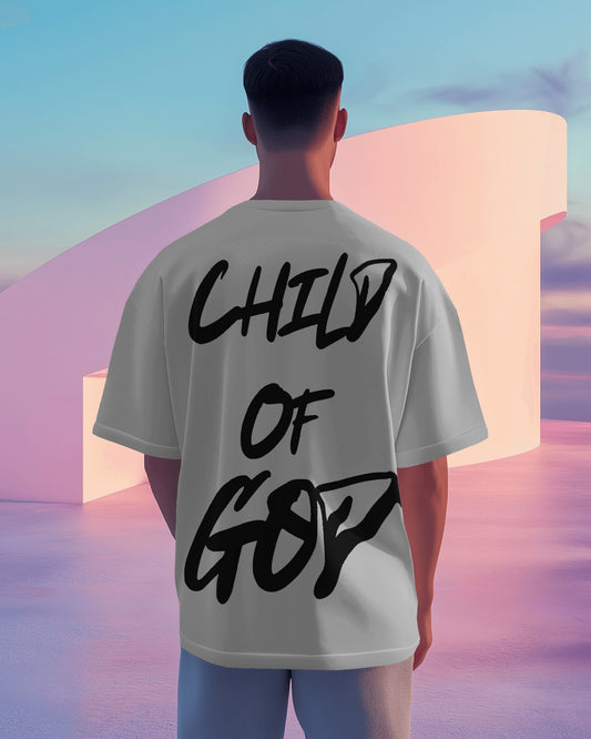 Child of god white oversized unisex